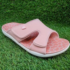 Spenco Kholo SIZE 6 Women's Orthotic Comfort Slide Sandals Giraffe Pink